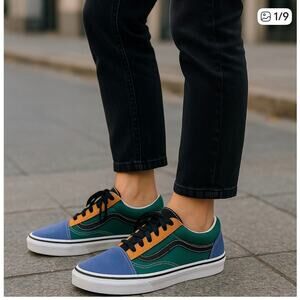 Canvas Old Skool Retro Mix & Match Multi-Color Skate boarding Street Fashion